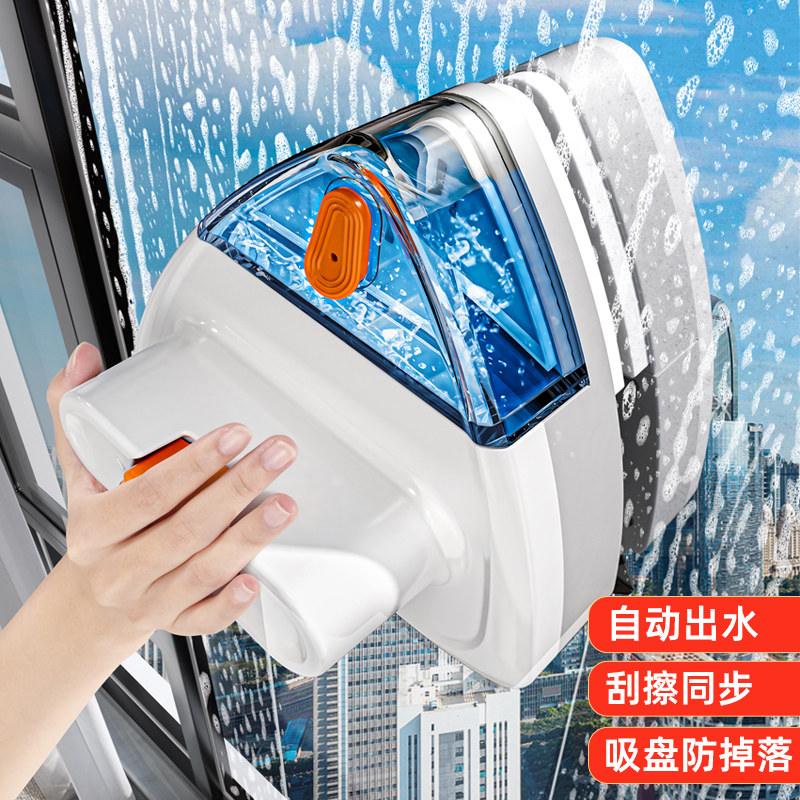 擦玻璃神器家用新款双层双面擦窗户神器高楼洁洗具刷刮搽支持代发