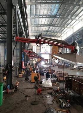 焊接智能辅助设备焊烟净化吸尘臂液压升降手动旋转送丝机悬臂