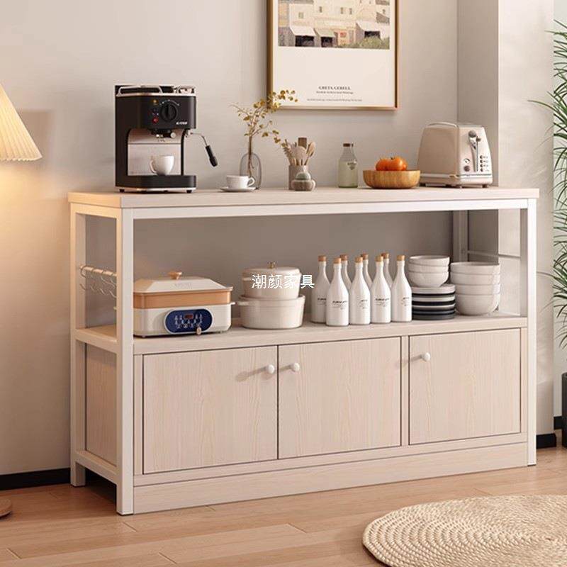 餐边柜靠墙一体收纳柜茶水柜橱柜家用厨房置物架储物柜边柜矮柜