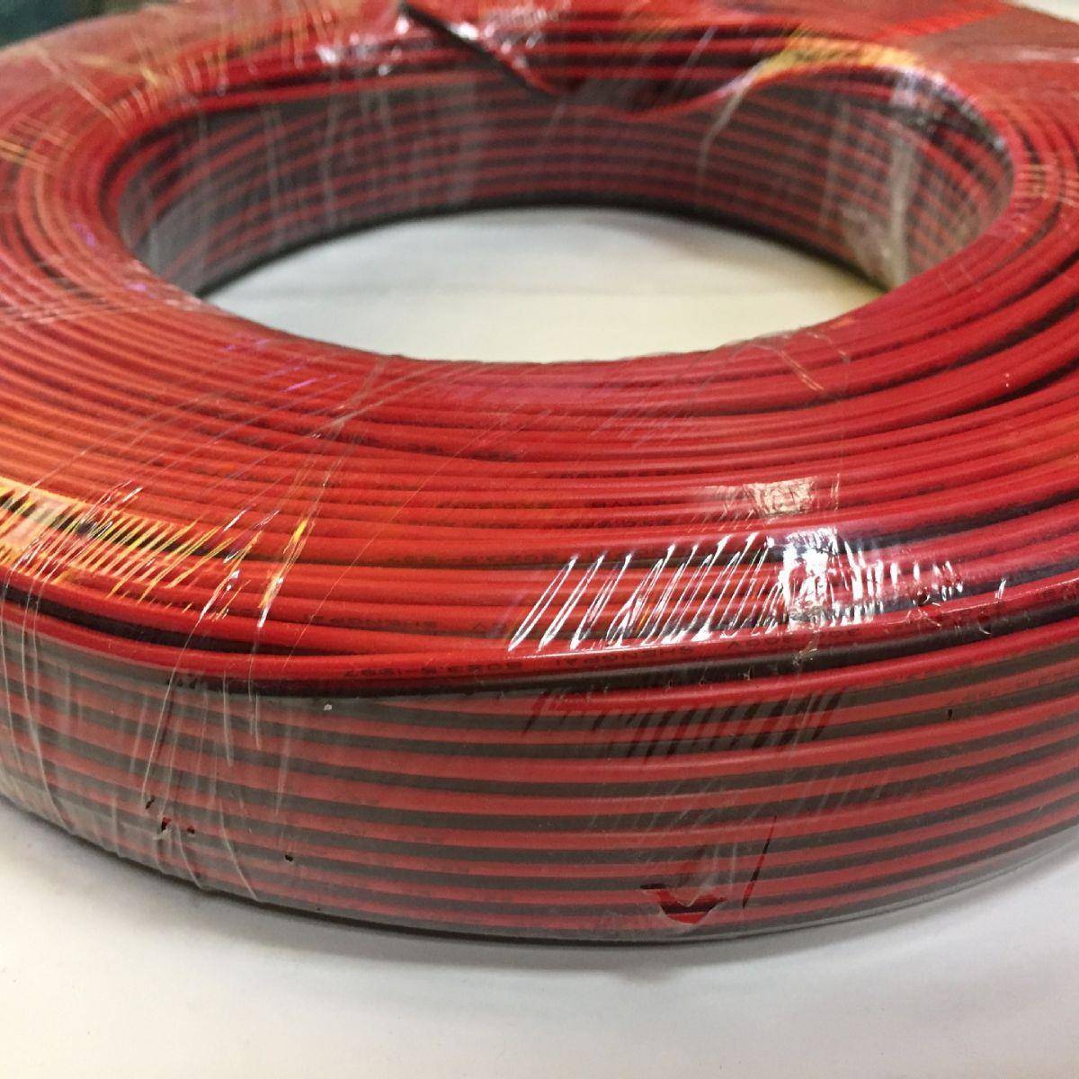 246818awg红黑并线0.75平方2P平行线2*0.75mm²红黑线镀锡铜加粗