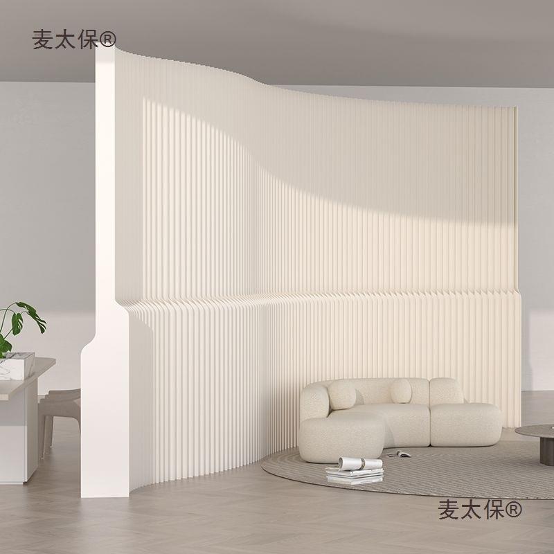 隔断分隔玄关直播板公室墙纸隔断栅栏屏风服装办公室直播间麦太保
