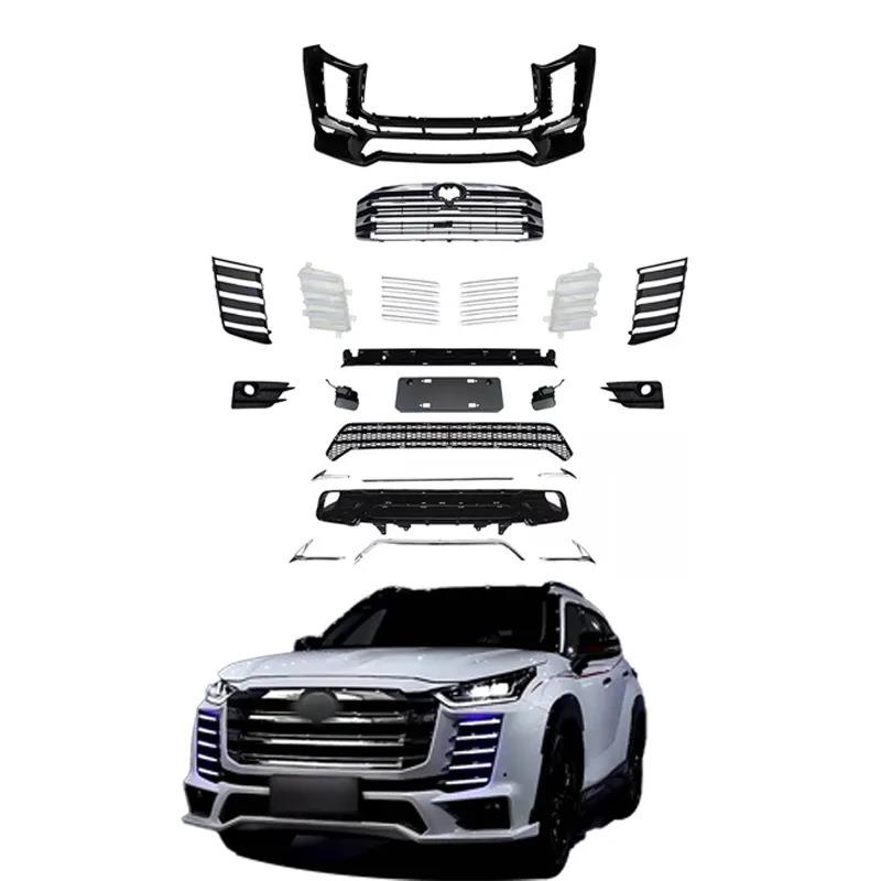 适用于18-23年款第四代汉兰达Highlander改装升级LC300包围套件