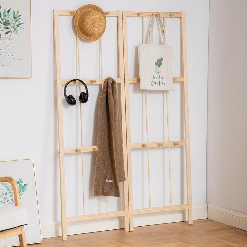 衣帽架可折叠落地卧室床边晚上放衣服神器多角度简易置物挂衣架