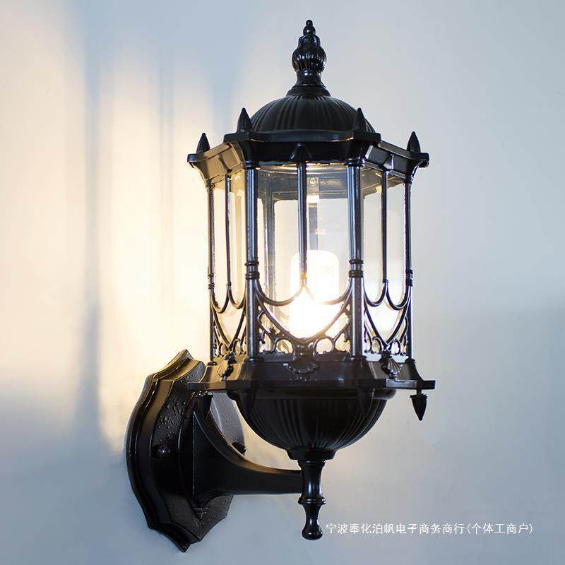 户外防水欧式LED壁灯复古阳台走廊路灯室外花园灯别墅庭院过道灯