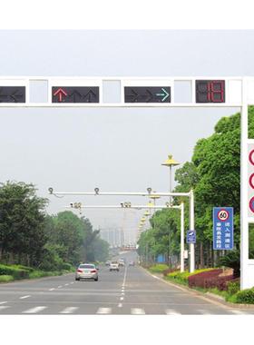 LED信号灯灯杆信号灯灯杆自产自销7.5米框架杆整体热镀锌