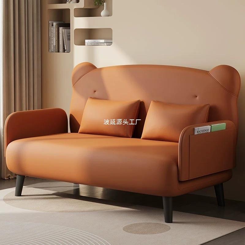 伸缩床沙发床单人折叠一体两用简易小户型客厅沙发可躺可坐可睡出