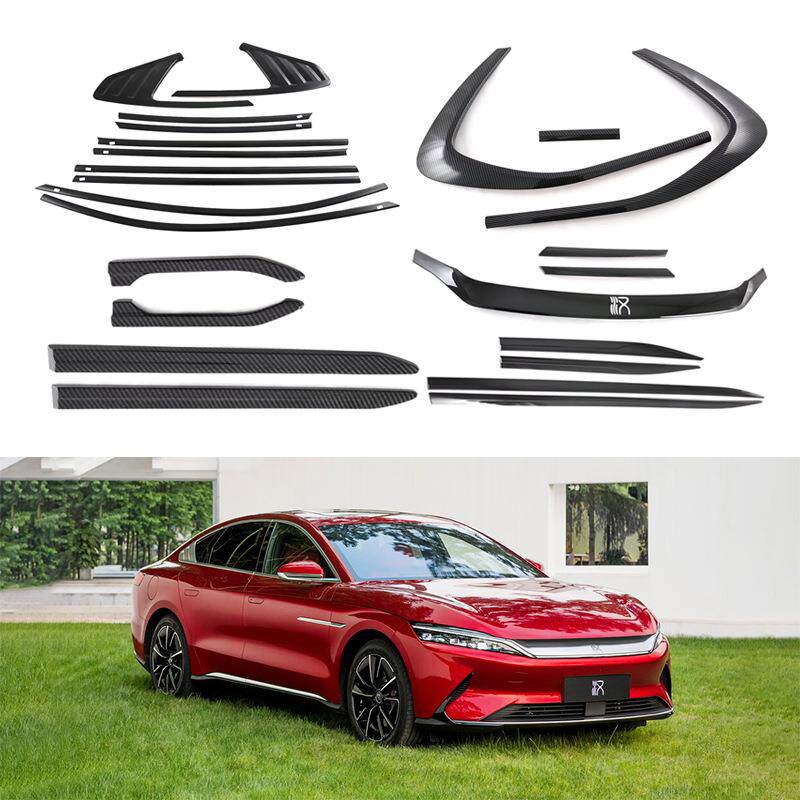 适用于 22款比亚迪汉BYD Han中网饰条车窗饰条门边条车身装