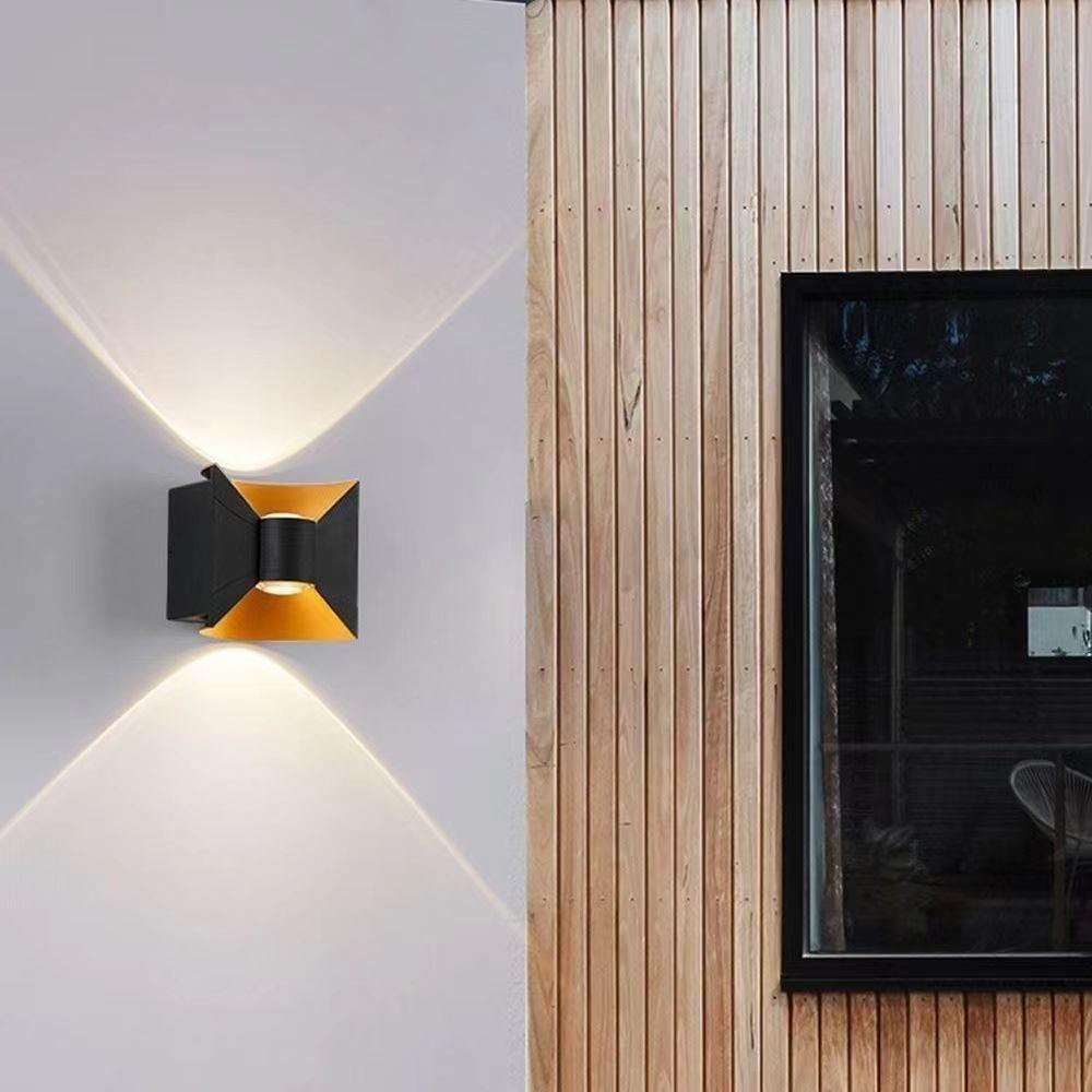 新款户外防水蝴蝶结壁灯客厅过道走廊花园外墙现代简约创意灯