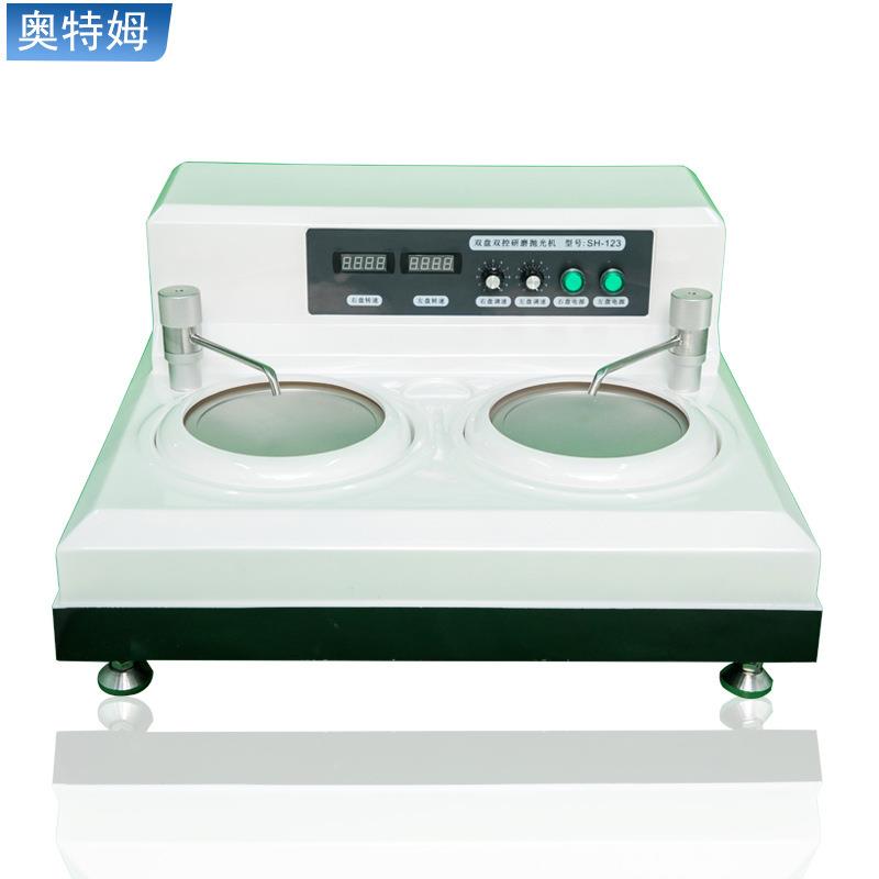 金相磨抛机研磨抛光机厂双盘无级调速金相试样磨抛机抛光机
