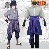 佐助cos服动漫火影疾风传宇智波佐助cosplay服忍者动漫男装 表演服