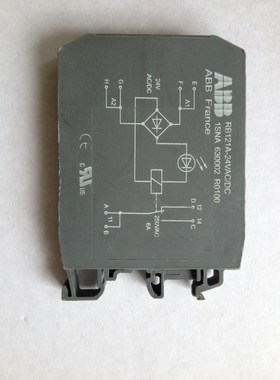 ABB继电器 RB121A-24VAC/DC 1SNA 630002 R0100现货供应