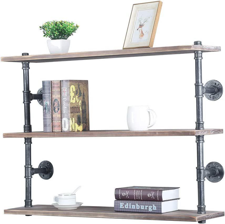 美式工业风壁挂架3层实木书架多层置物架单元书架铁艺壁挂架,电子元器件市场,电线扎带/束线带,淘宝优惠券,粉丝福利购,淘宝优惠卷