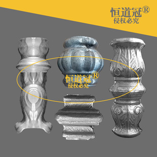 铁艺配件镀锌铁皮冲压装饰护栏穿管花方管接头骨节穿孔大门栏杆花