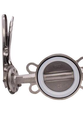 蝶阀天津手柄对夹式手动D71X-16球墨铸铁水泥罐车消防水泵DN100