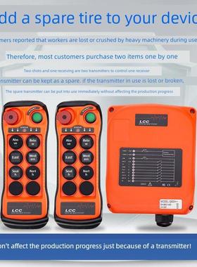 Lcc驱动遥控器Q600/602飞机汽车起重机电动葫芦工业无线遥控器