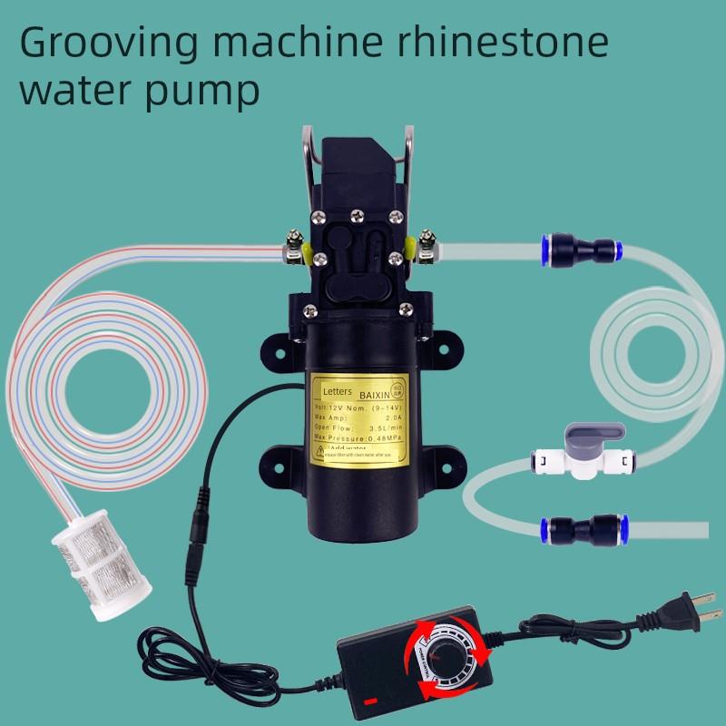 开槽机水泵水钻机冲切供水专用智能联动可调小型自吸泵