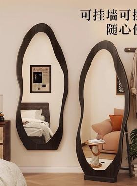 中古全身镜落地镜家用可移动全身镜女生卧室可挂可立房间全身镜子