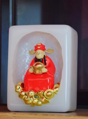 《闷声发财》小众创意礼品潮流艺术品雕塑财神桌面摆件男女礼物