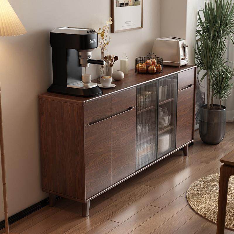 全实木餐边柜一体靠墙现代简约北欧厨房客厅储物柜茶水柜边柜酒柜,住宅家具,餐边柜,淘宝优惠券,粉丝福利购,淘宝优惠卷