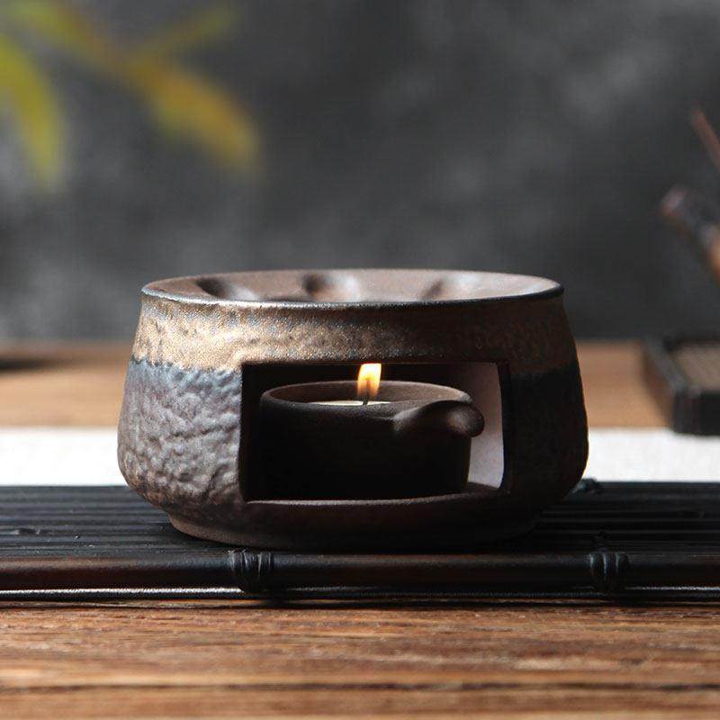 粗陶蜡烛温茶器暖茶炉底座 酒精灯煮茶器陶瓷 加热茶壶台茶具配件,餐饮具,茶道/零配,淘宝优惠券,粉丝福利购,淘宝优惠卷