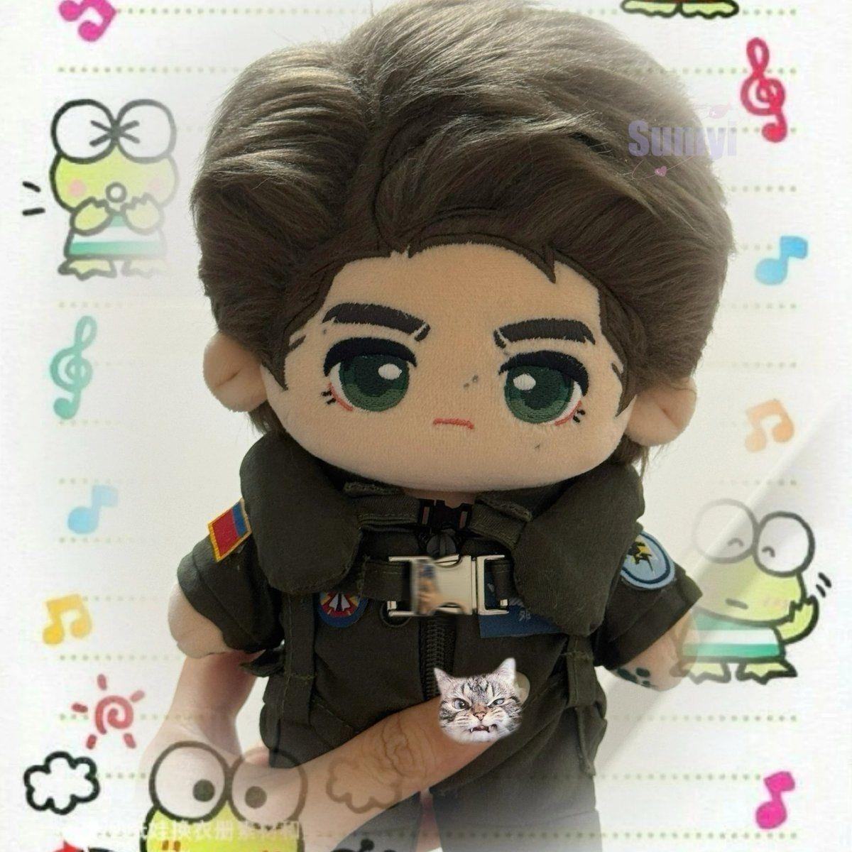 20cm于 于适邓放属性20cm棉花娃娃明星周边玩偶公仔节日送女友