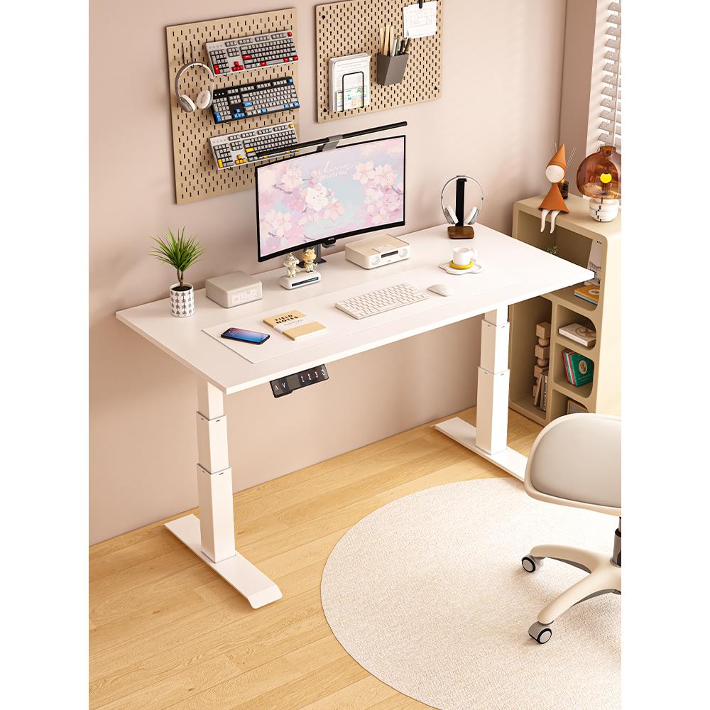 双电机电动升降桌智能电脑桌电竞桌子家用学习桌办公桌书桌工作台