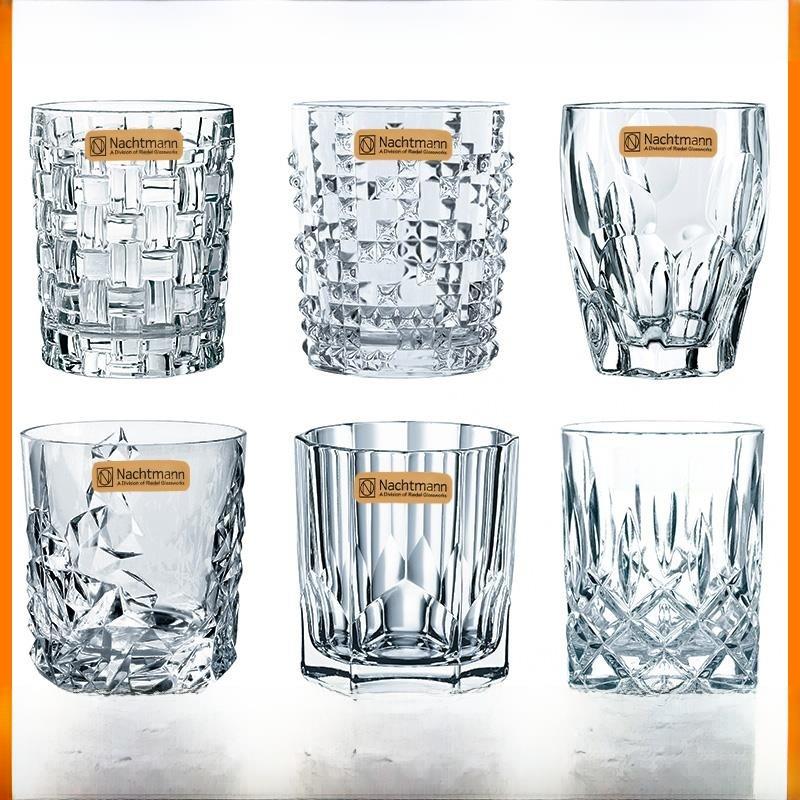 德国NACHTMANN进口水晶玻璃洋酒杯果汁杯啤酒杯家用威士忌杯水杯