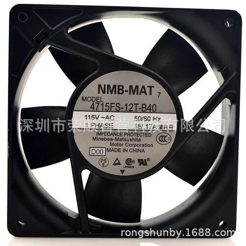 NMB4715FS-12T-B4012CM12038115V18/17W金属耐高温散热风扇