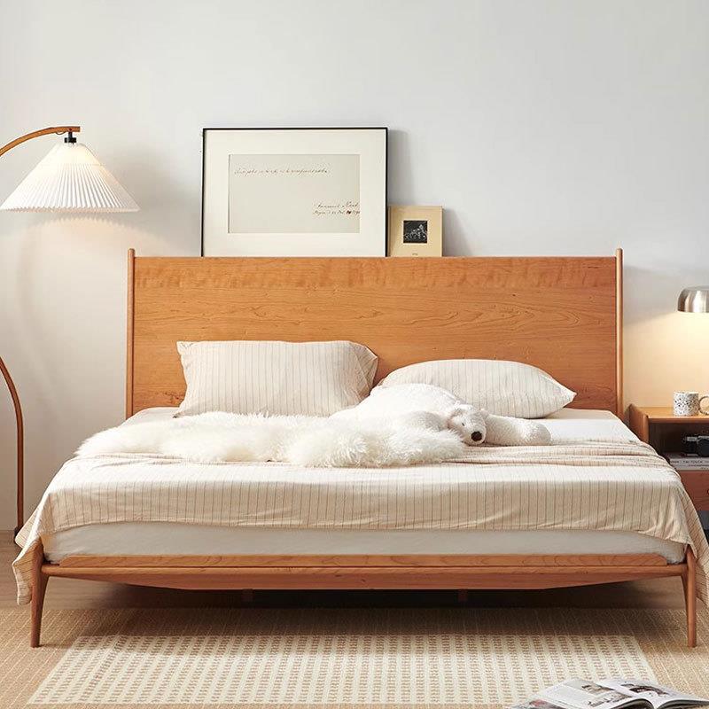 北美黑胡桃木床全实木床主卧1米8双人床北欧简约现代1.5米原木床