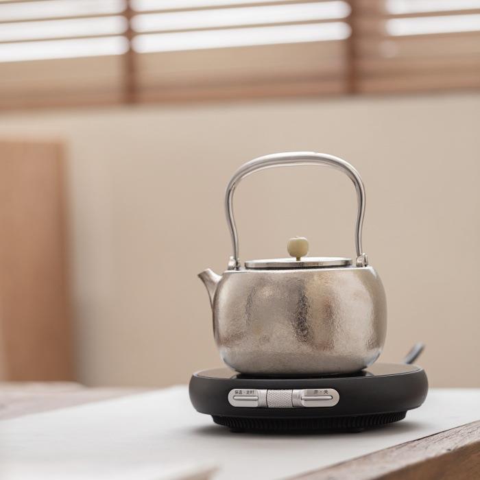 博友制钛春晓钛提梁壶烧水壶户外露营野营茶壶野外煮水壶