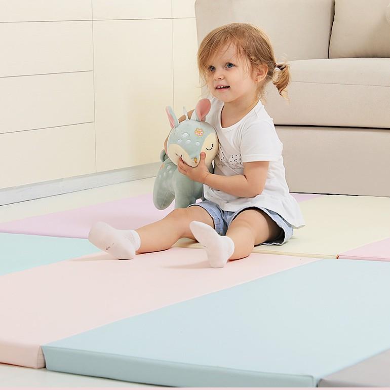 可折叠儿童爬爬垫加厚地垫拼接爬行垫家用宝宝垫子XPE地垫5CM