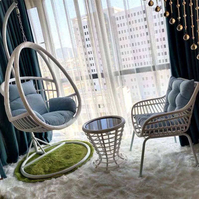 吊篮藤椅秋千户外鸟巢室内阳台桌椅家用吊床懒人吊椅配件掉摇椅子