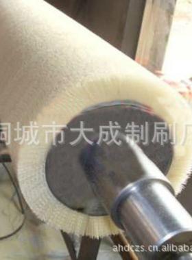 桐城大成制刷供应品质抛光毛刷辊打磨拉丝布毛辊研磨轮抛光刷