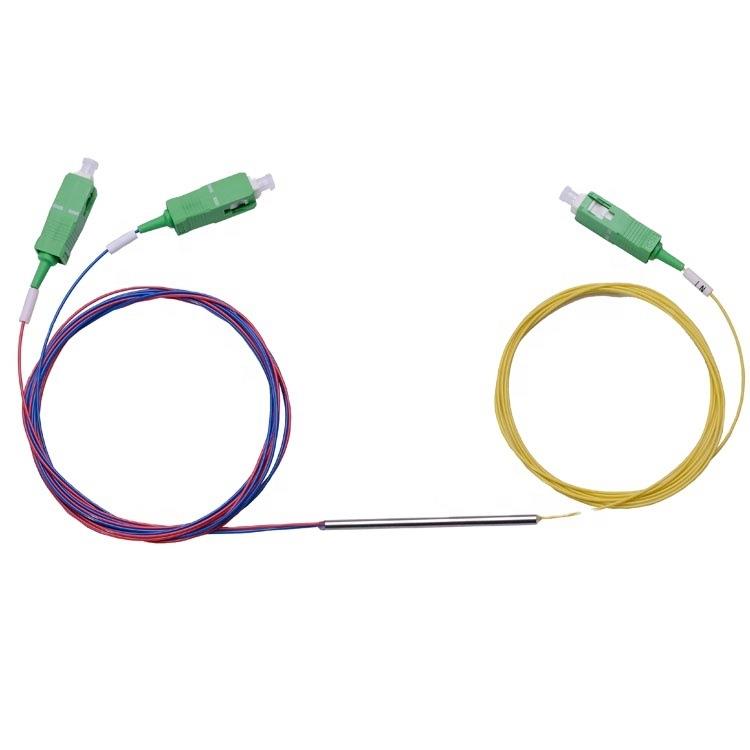 钢管式或ABS盒式cwdm1x2三端口裸器件1270nm到1610nm