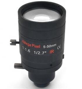 4MP5-50mmM12接口手动变焦高清网络镜头创威视讯镜头CWLENS