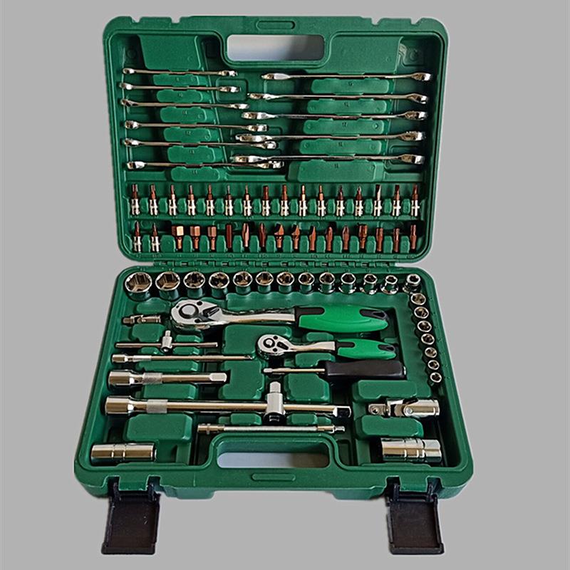 套筒组合工具箱78件套筒扳手组套工具汽车维修组合工具箱
