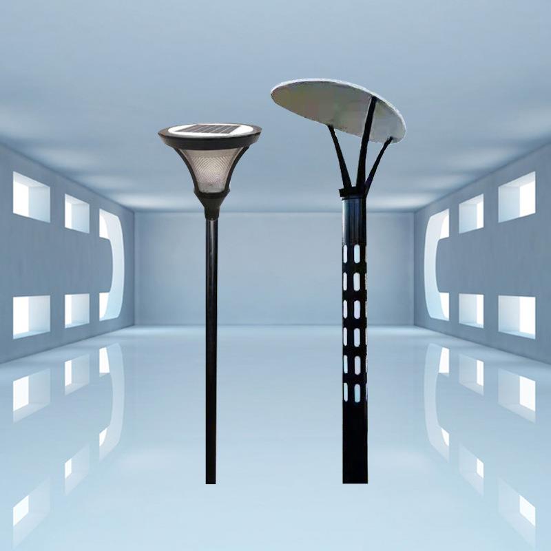 太阳能户外防水景观灯3米铝型材方形灯柱小区路灯中式仿古庭院灯