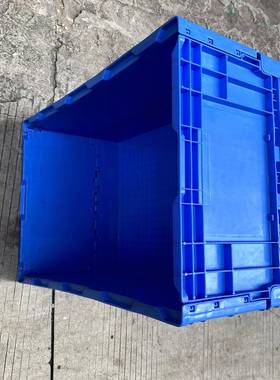 折叠箱S806C蓝色物流存储塑料箱615*400*300水果运输pp材质周转箱