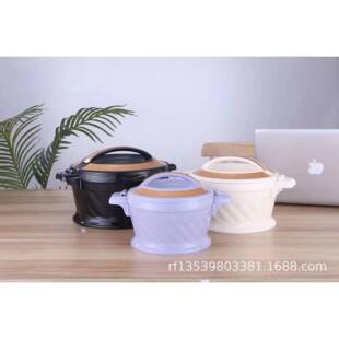 外贸3件套花蓝保温盒3PCS2.2L4.2L5.2L