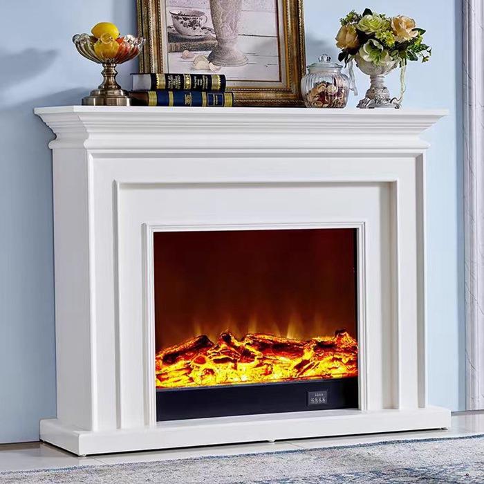 美式简约1.2米壁炉装饰柜欧式壁炉架电子壁炉芯仿真火家用装饰柜