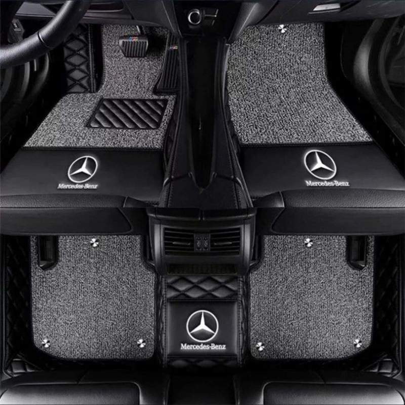 奔驰c200 e300l GLc260 GLa200 b200 a180 GLb GLk全包围汽车脚垫