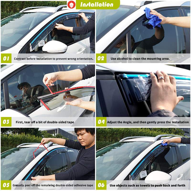 适用凯迪拉克CTS晴雨挡雨眉CADILLAC CTS Window visor