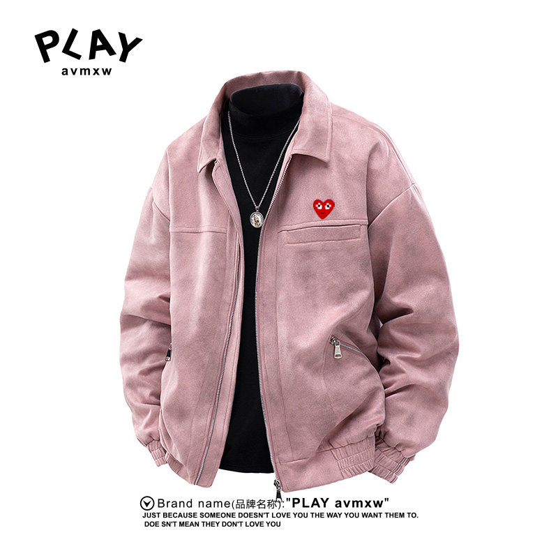 PLAYAVMXW休闲宽松百搭脏脏外套