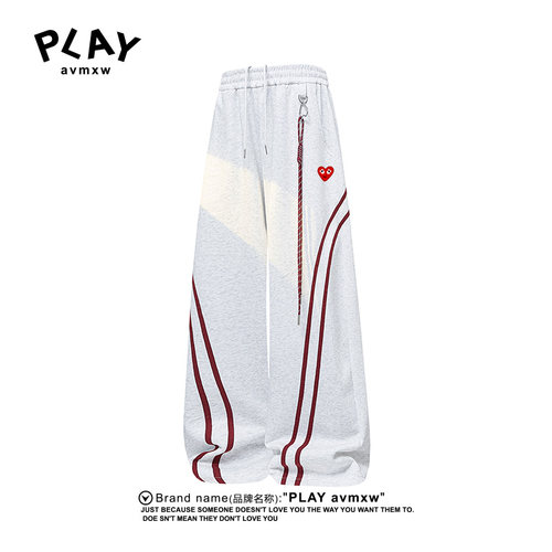 PLAYAVMXW夏季宽松直筒休闲裤