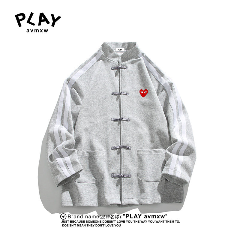 PLAYAVMXW潮牌中国风盘扣上衣