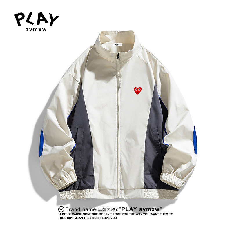 PLAY AVMXW 官方开衫夹克秋冬季新款男女同款潮牌运动户外冲锋衣