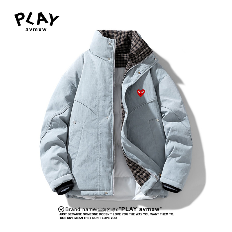 PLAYAVMXW潮牌宽松韩版加厚外套