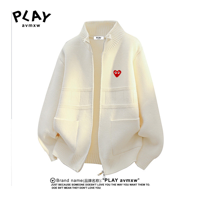 PLAYAVMXW休闲复古懒惰风毛衣