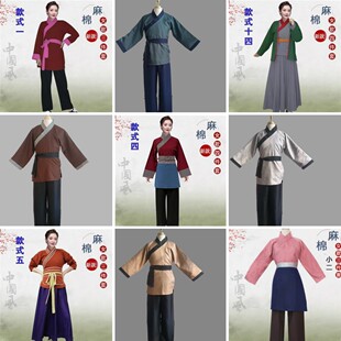 平民百姓汉服出租乞丐农夫柴夫朴素汉服角色扮演武林外传舞台表演