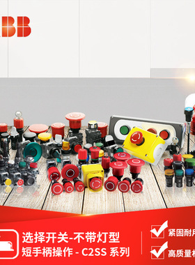 ABB C2SS系列二位置选择开关 C2SS1-30R-10;10010993